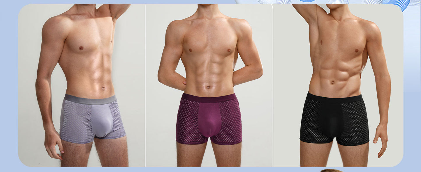 𩲠Lux By Boxhero⢠ā Bamboo Fiber Boxers (Buy 3+ 1 Free)