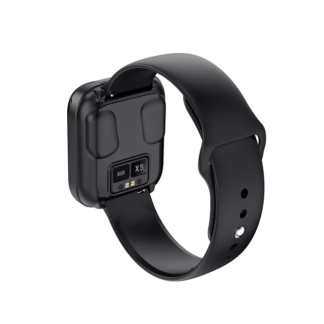 Smart health watch with ear buds