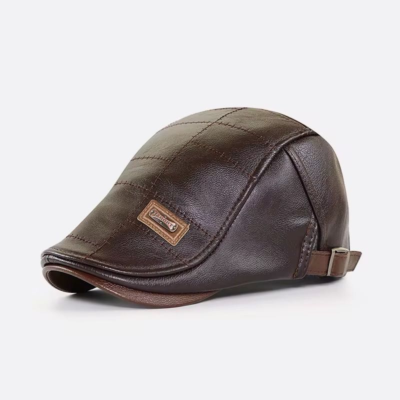 🌟 The "Royal Heritage" Leather Beret – Timeless British Elegance 🇬🇧