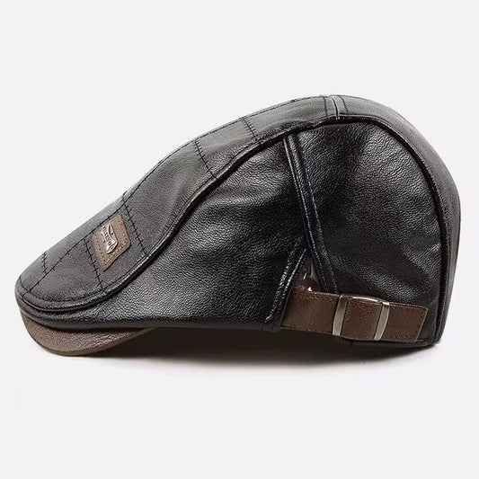 🌟 The "Royal Heritage" Leather Beret – Timeless British Elegance 🇬🇧